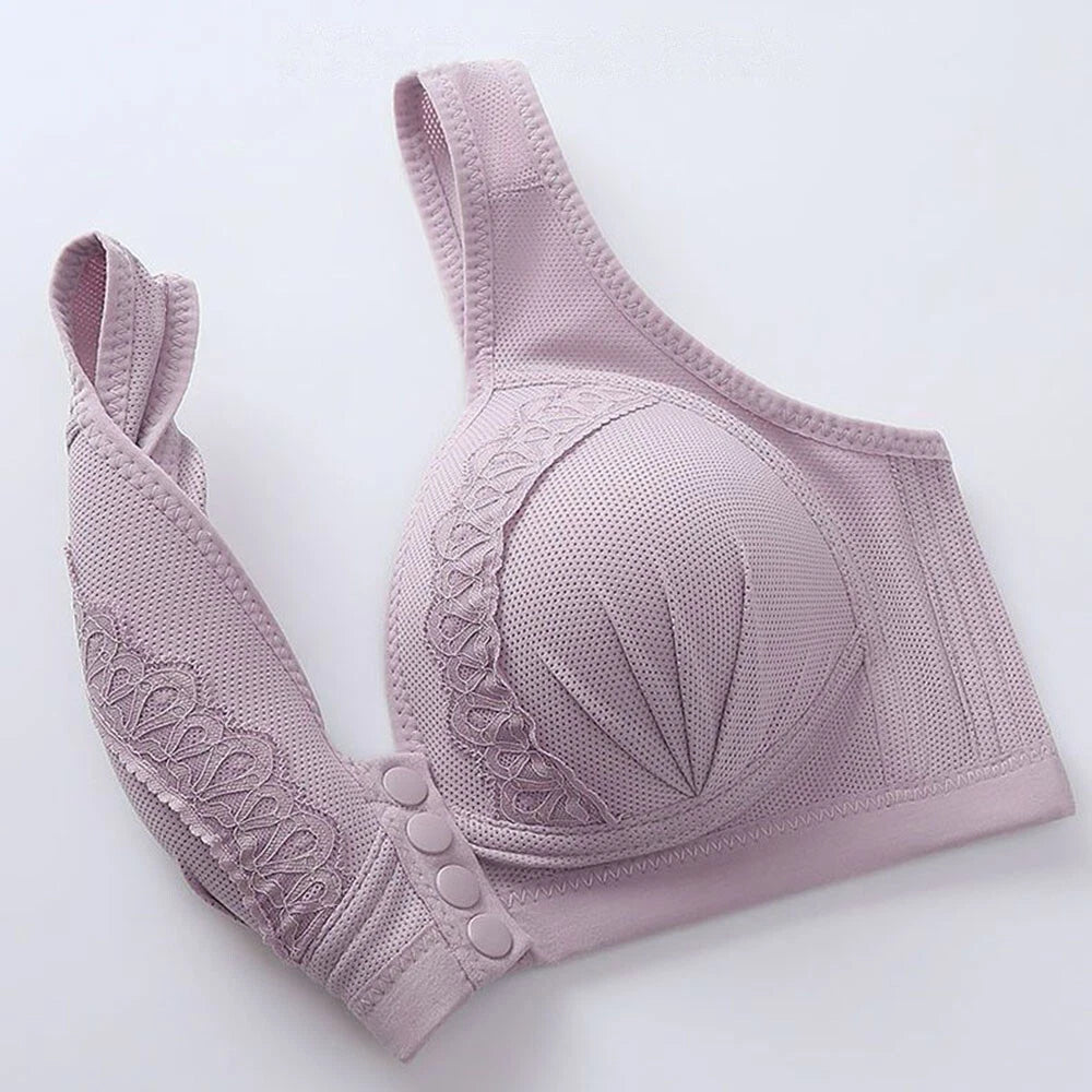 Front Closure Button Lingerie Bras Vest Bralette Underwear