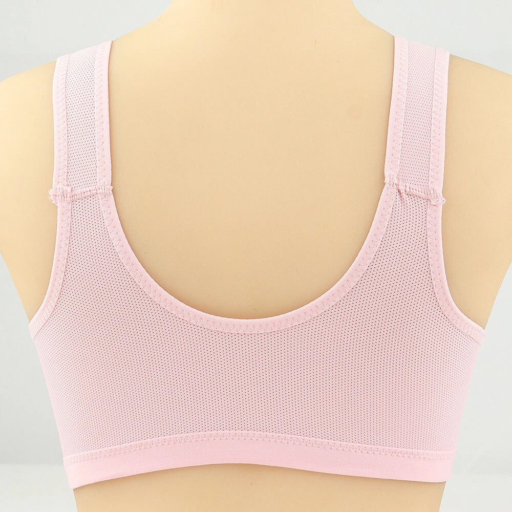 Front Closure Button Lingerie Bras Vest Bralette Underwear