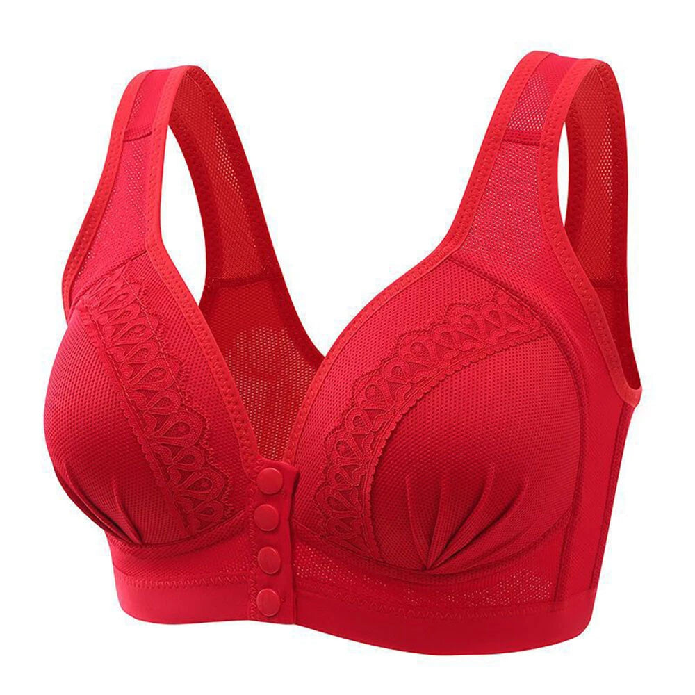 Front Closure Button Lingerie Bras Vest Bralette Underwear