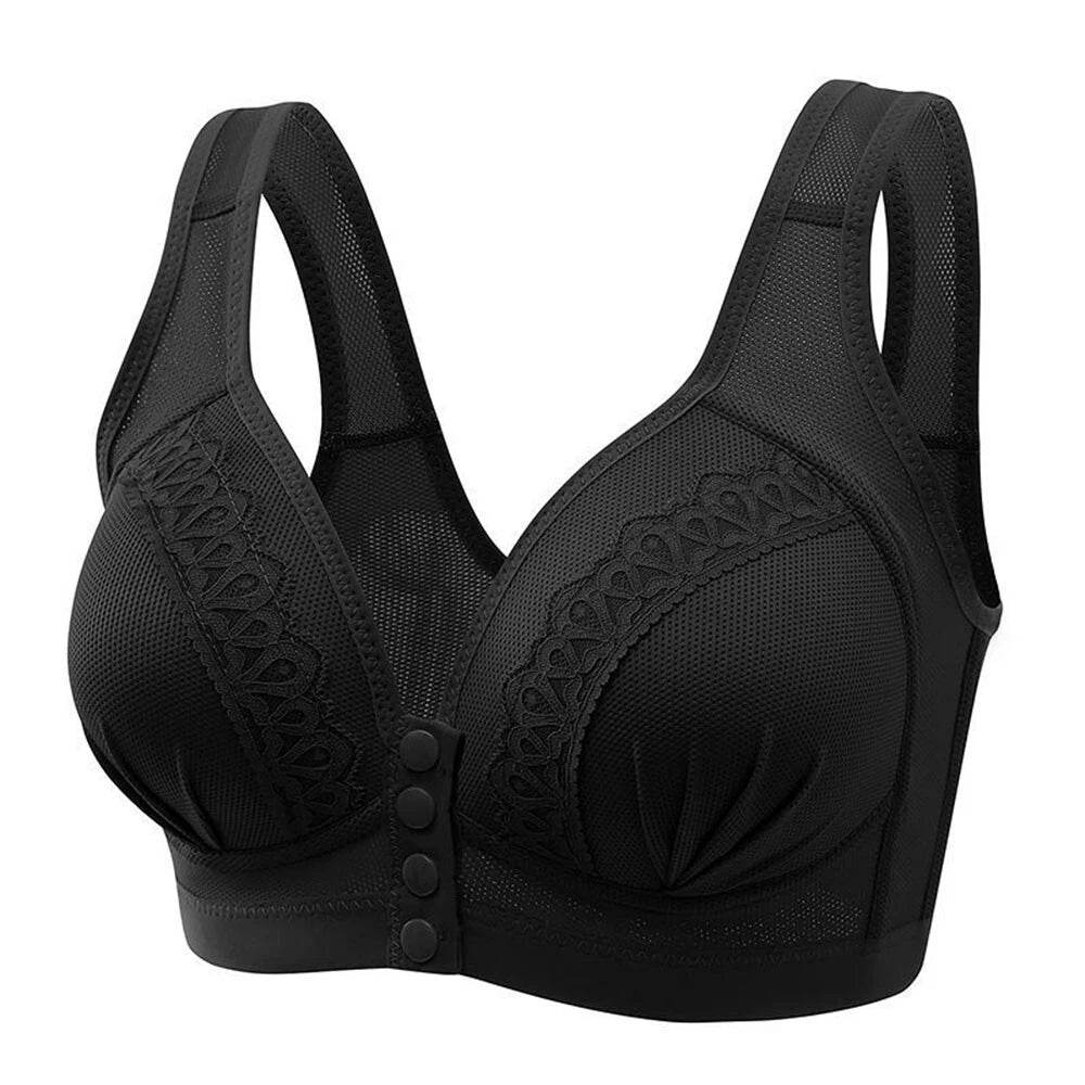 Front Closure Button Lingerie Bras Vest Bralette Underwear