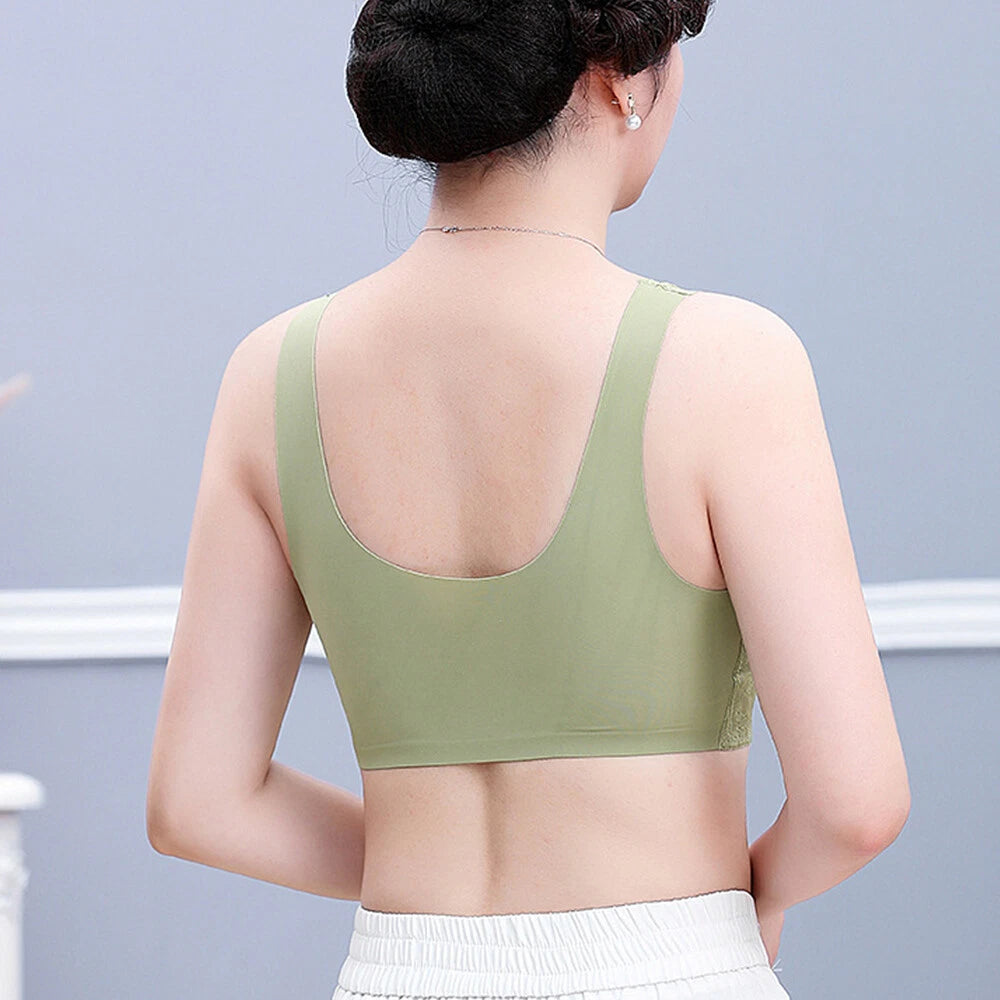 Front-Clasping Wire-Free Bras for Ladies