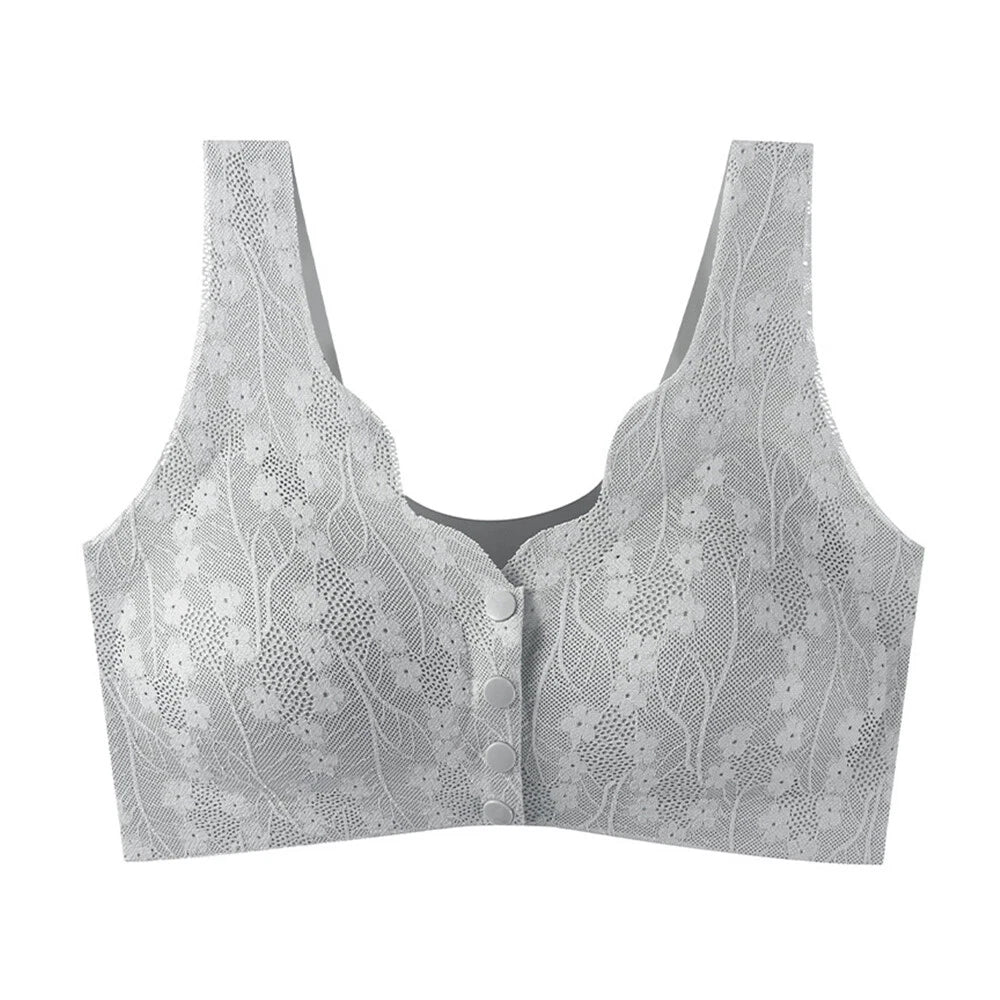Front-Clasping Wire-Free Bras for Ladies
