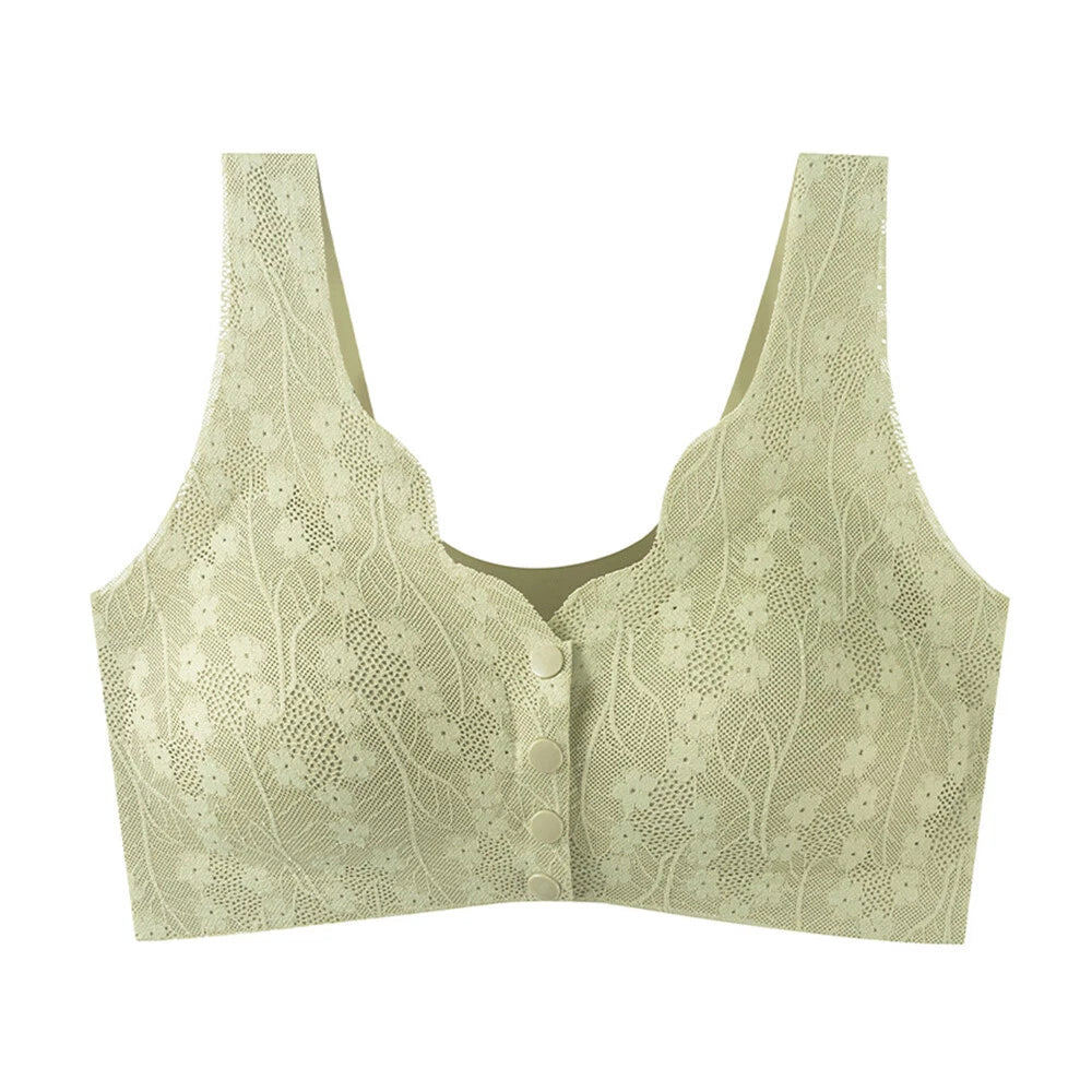 Front-Clasping Wire-Free Bras for Ladies